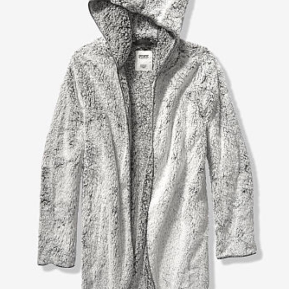 Victoria’s Secret PINK Sherpa cardigan NWT